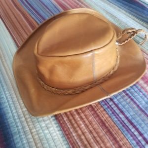 Leather Outback Hat